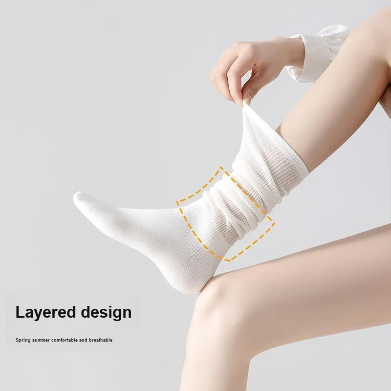 PLANDOO Knee High Socks Women's 4 Pack-12