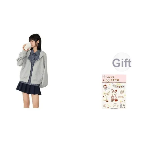 ZIHAN Серый Женский Короткий Пальто