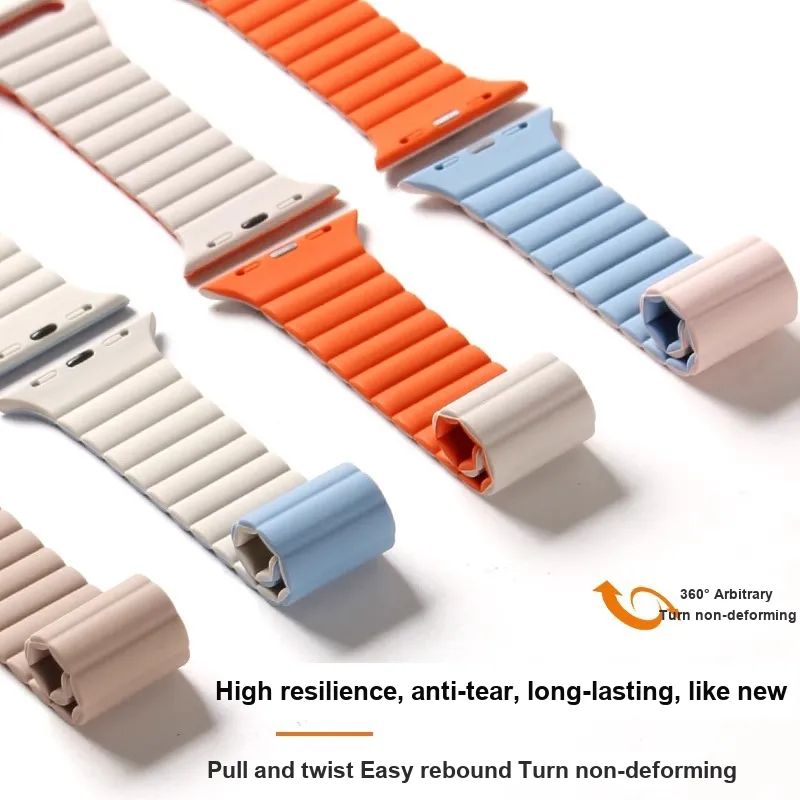 APEPALOG Watch Band Xiaomi Compatibility Silicone Material-2