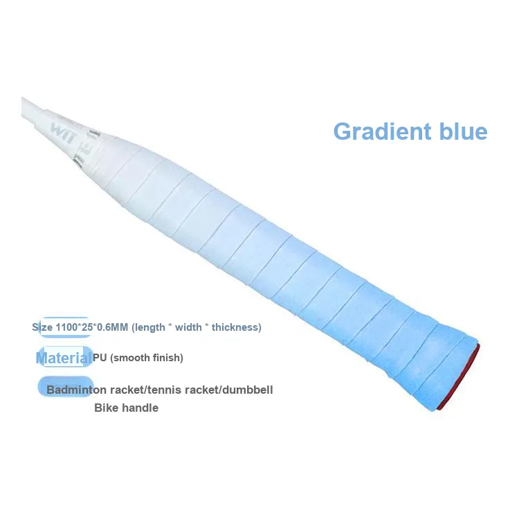 WITESS Badminton Grip Tape Macaron Color Palette 6 Colors To Choose PU Thin 1100*25*0.6mm-46