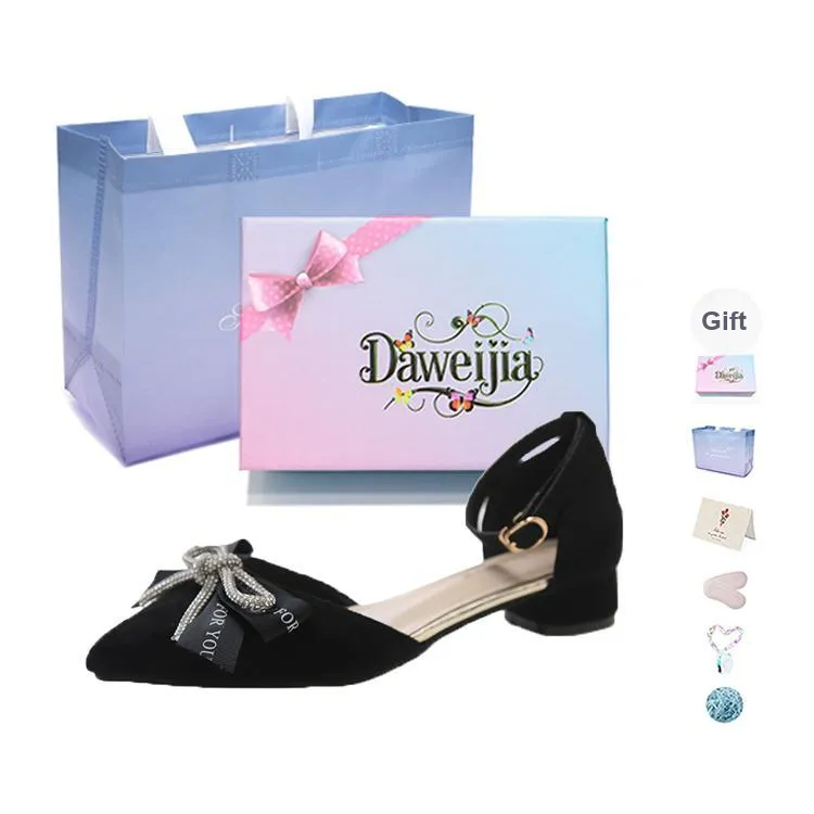 Dawei's House Chunky Heel High Heels Women's Gift Box Set-9