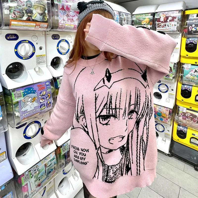 KAKAZZY Sweater Unisex Light Pink-7