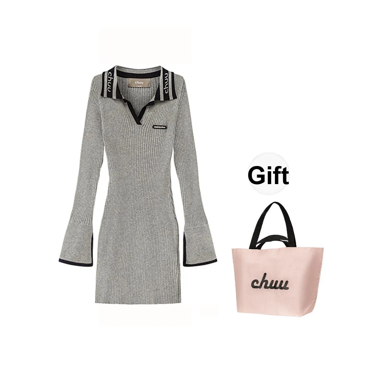 CHUU Long Sleeved Dresses Women's