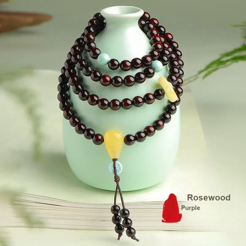 MUSHENGYUAN Rosewood Bracelets Unisex-1