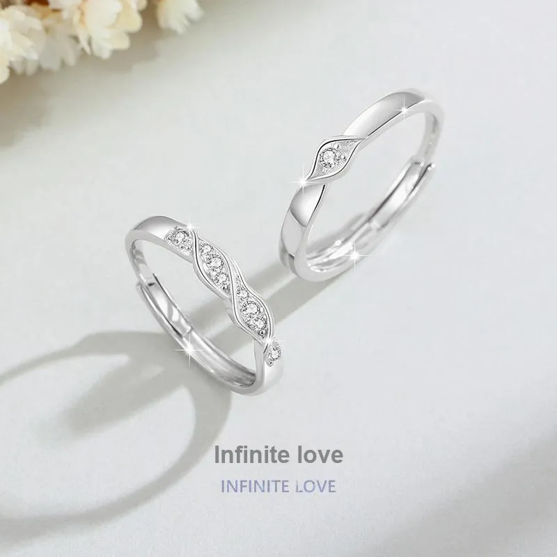 JITAIXIANG S925 Silver Rings Unisex-1