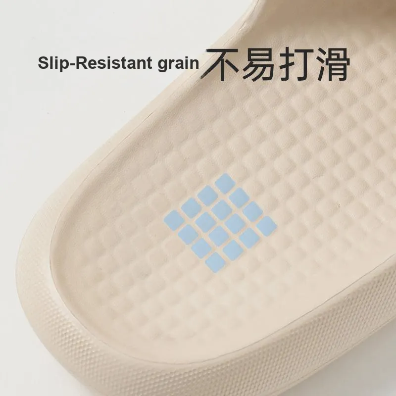 UTUNE Home Slippers Cream White-2