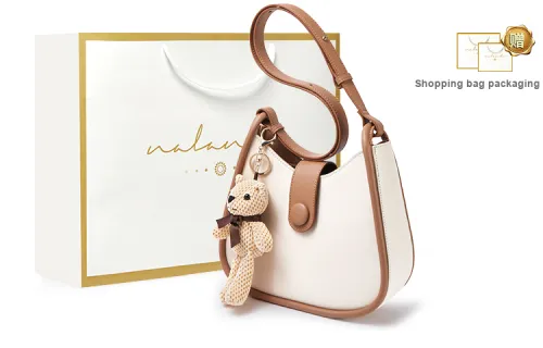 Narandu Cow Leather Bucket Bag legion Bag Crossbody Bag Shoulder Bag Women's Ecru