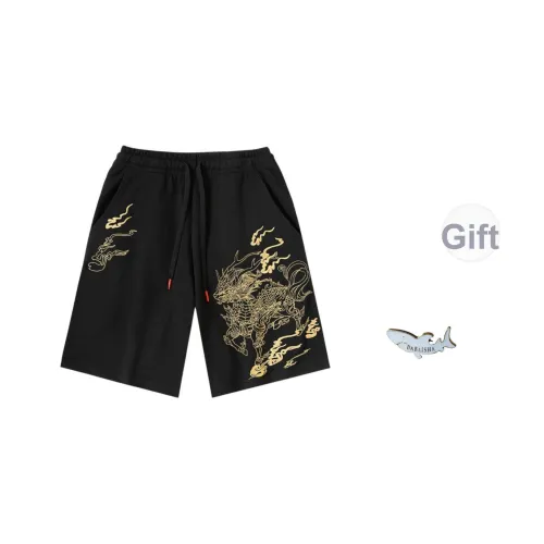 DABAISHA Повседневные шорты Мужские Черные