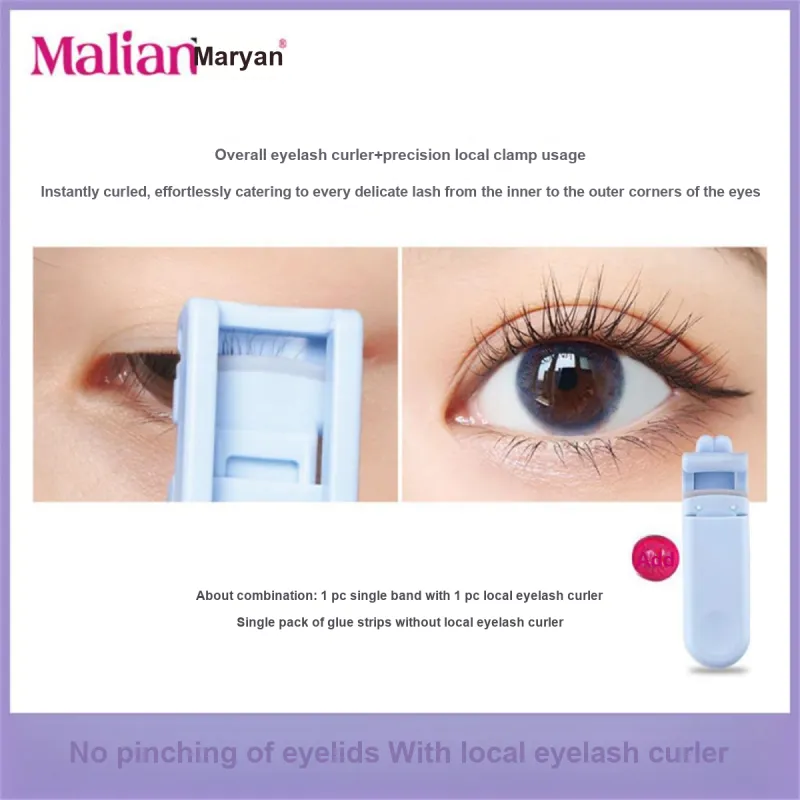 Malian Long Lasting Shaping With Curling Eyelash Curlers-8