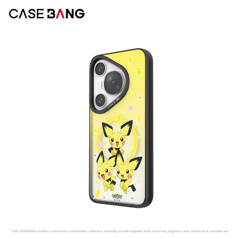 CASEBANG PC Material Pokémon Collaborative Phone Case With Magnetic Back Cover Compatible With Huawei Pura70/pro+/Ultra-18