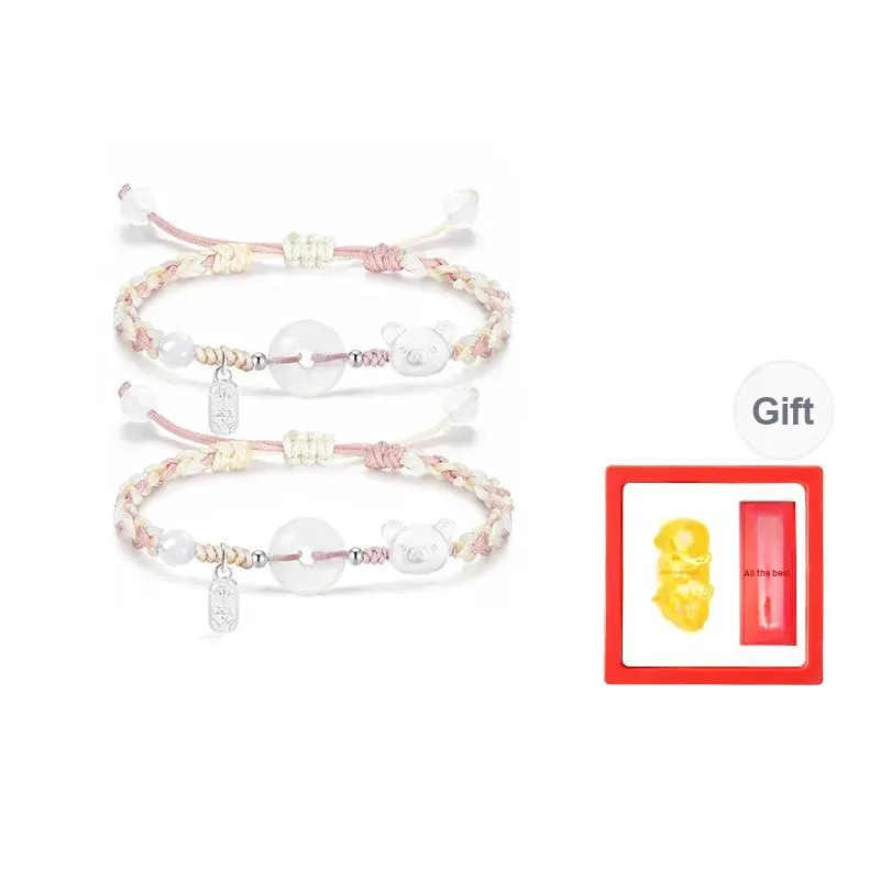 Chongqing Gold Store Colored Glaze Bracelets Unisex-6