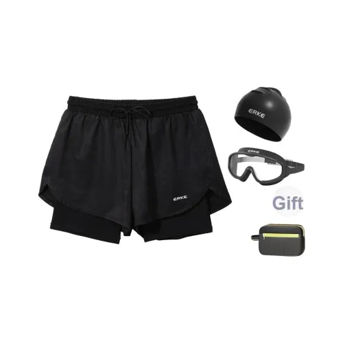 Erke Мужские купальники Мужской трехкомпонентный комплект Черный