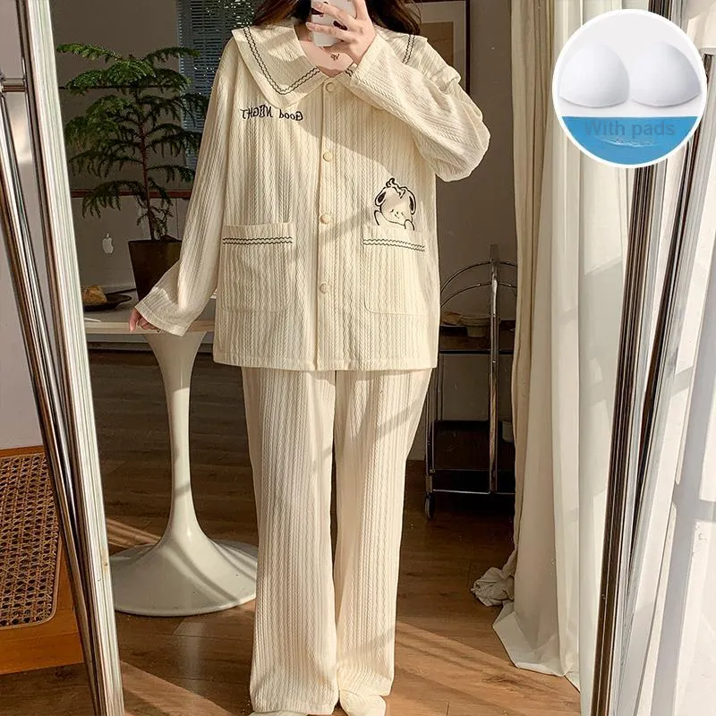Sleeping Beauty Pajama Set Women's Ivory-5