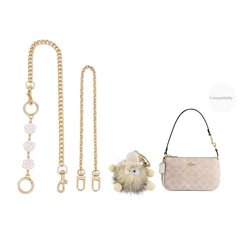 Metal Bag Chain Shoulder Strap Women's Antique Gold-4