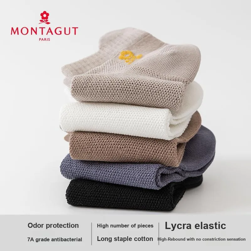 Montagut Mid Calf Socks Men's 5 Pack-9