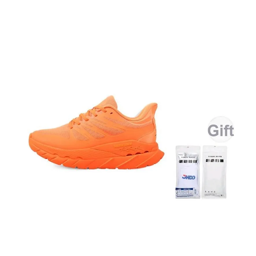 JNDO Амортизация и Дышащий Низкий Топ Спринт Спортивные Кроссовки Унисекс Оранжевый Hermes