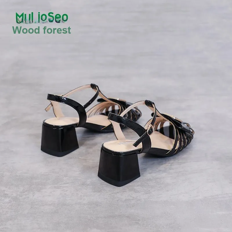 Mulinsen One Strap Sandals 5 8cm Women's-18