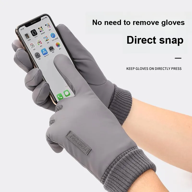 YUZHAOLIN Water Repellent Gloves Men's-4