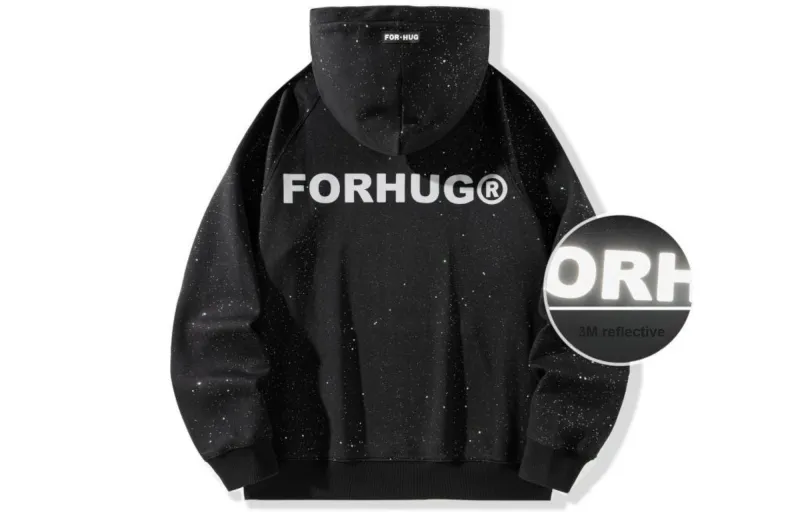 FORHUG Sweatshirts Unisex Black-0