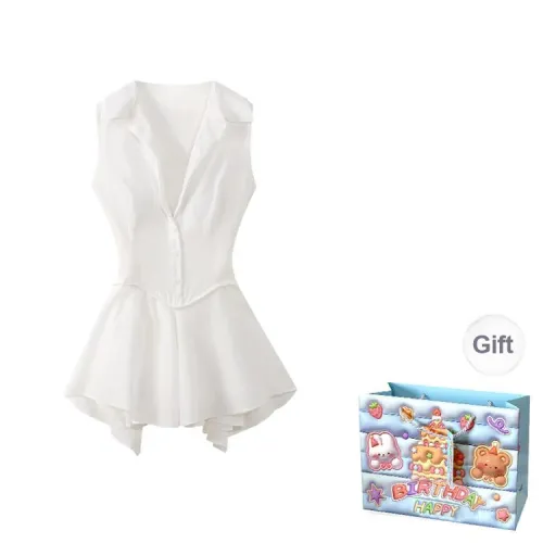 WOWI KCKS Sleeveless Dress Women's White