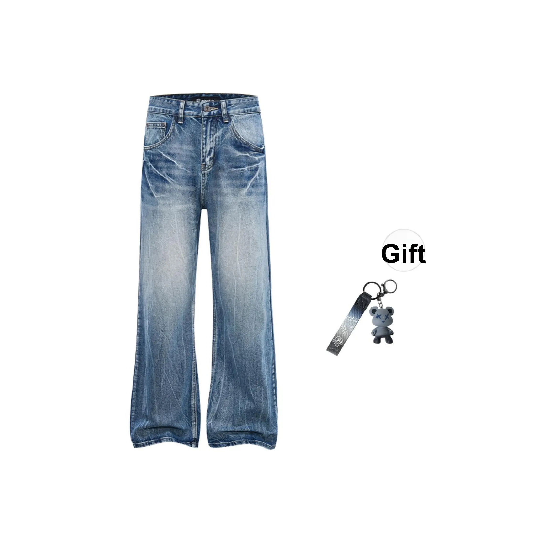 66 ROUTE 66 Унисекс Джинсы