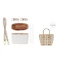 Beige Underarm Shoulder Strap+Liner Clothing Sets