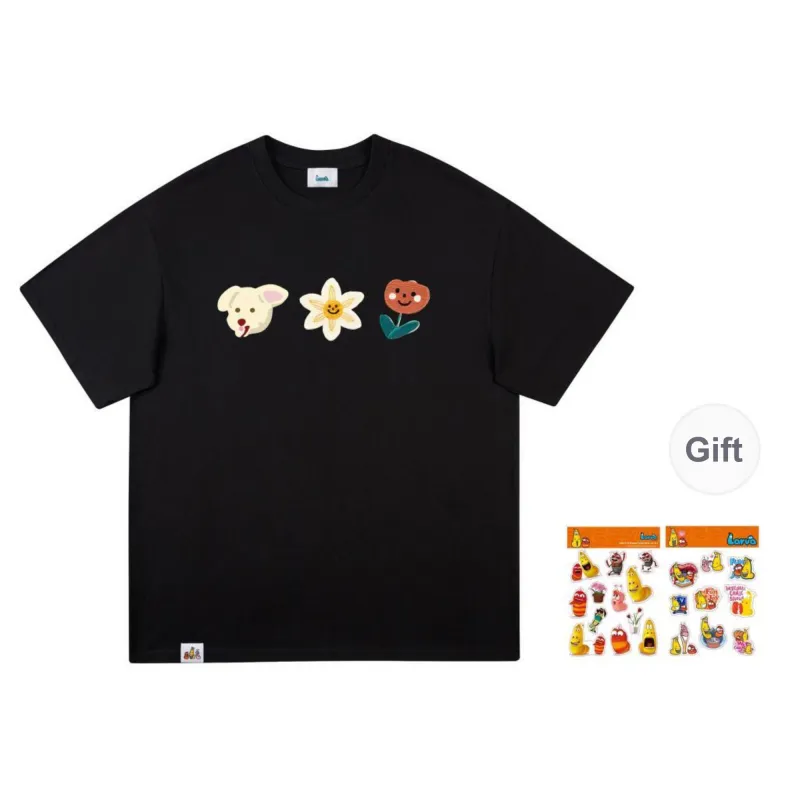 COMIC LARVA T Shirts Unisex-8