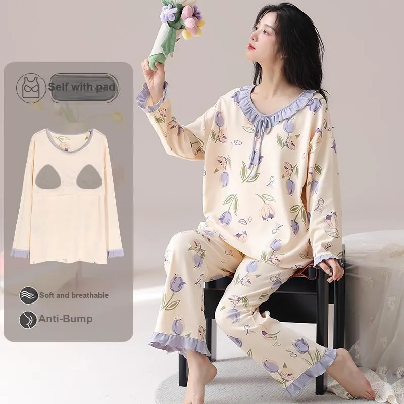 MADALLO Pajama Set Women's Light Purple-1