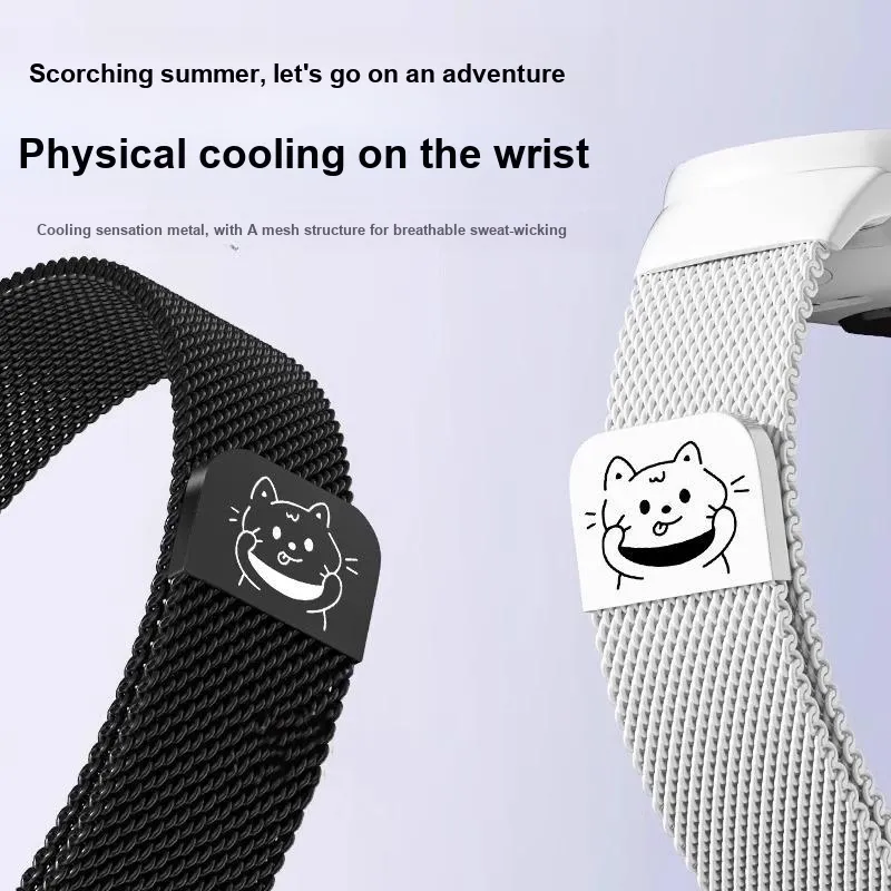 IBOANN Xiaomi Compatibility Watch Band Metal-3
