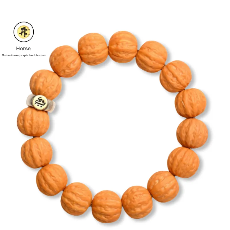 Harf Monkey Head Walnut Bracelets Unisex-11