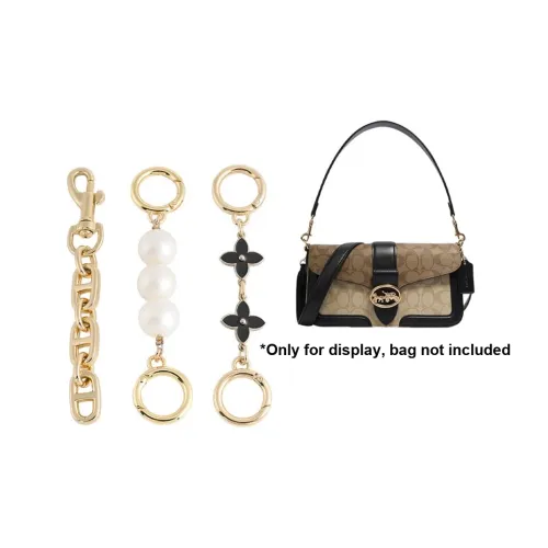 Ingenuity Handmade Металл Сумка Ремень Женские Золотой Тон Экрю Медвежонок Черный белый Клевер