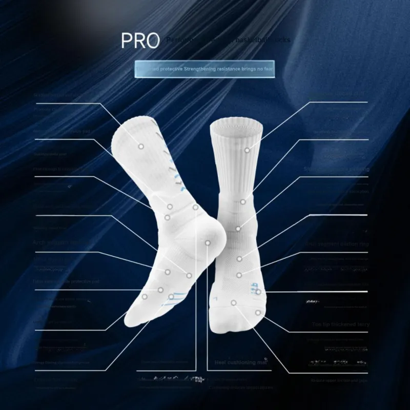 Mast Point Team Mascot Series Basketball Socks Unisex-4
