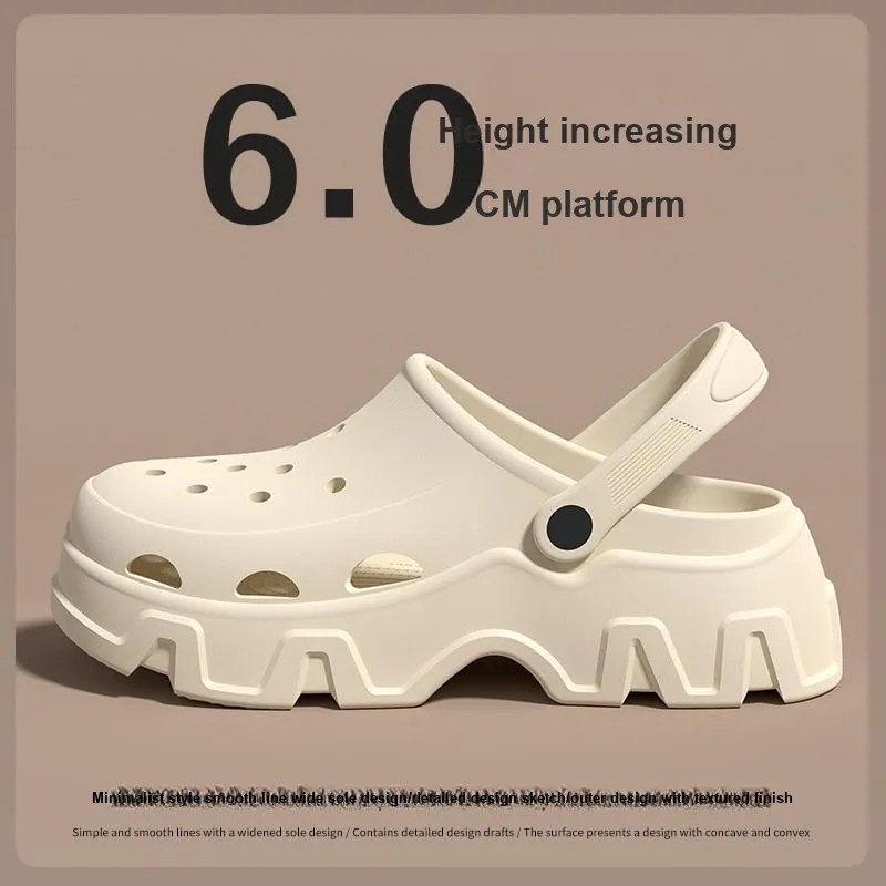 LUNNIFEIYA Clogs Outerwear Breathable Slip Resistant Home Slippers-1