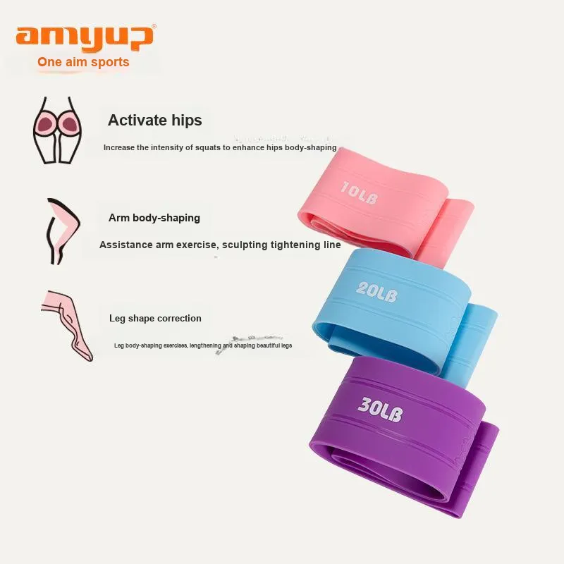 AMYUP Resistance Bands Silicone Fitness Sports Unisex-4