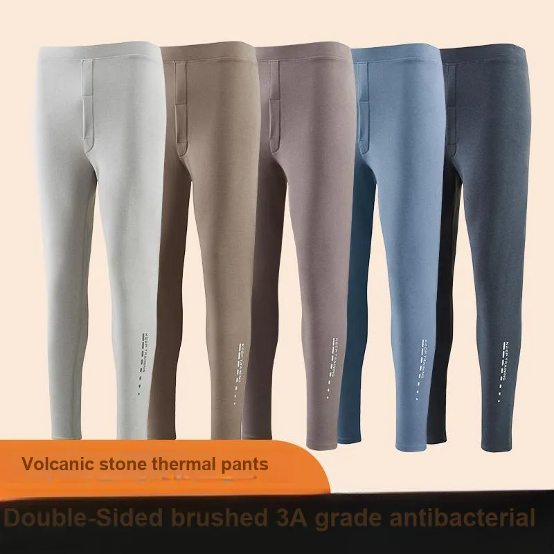 Close-fitting Areas Thermal Pants Men's-16