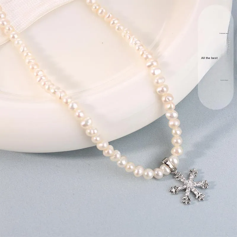 Taste The Color Pearl Necklaces Women's-1