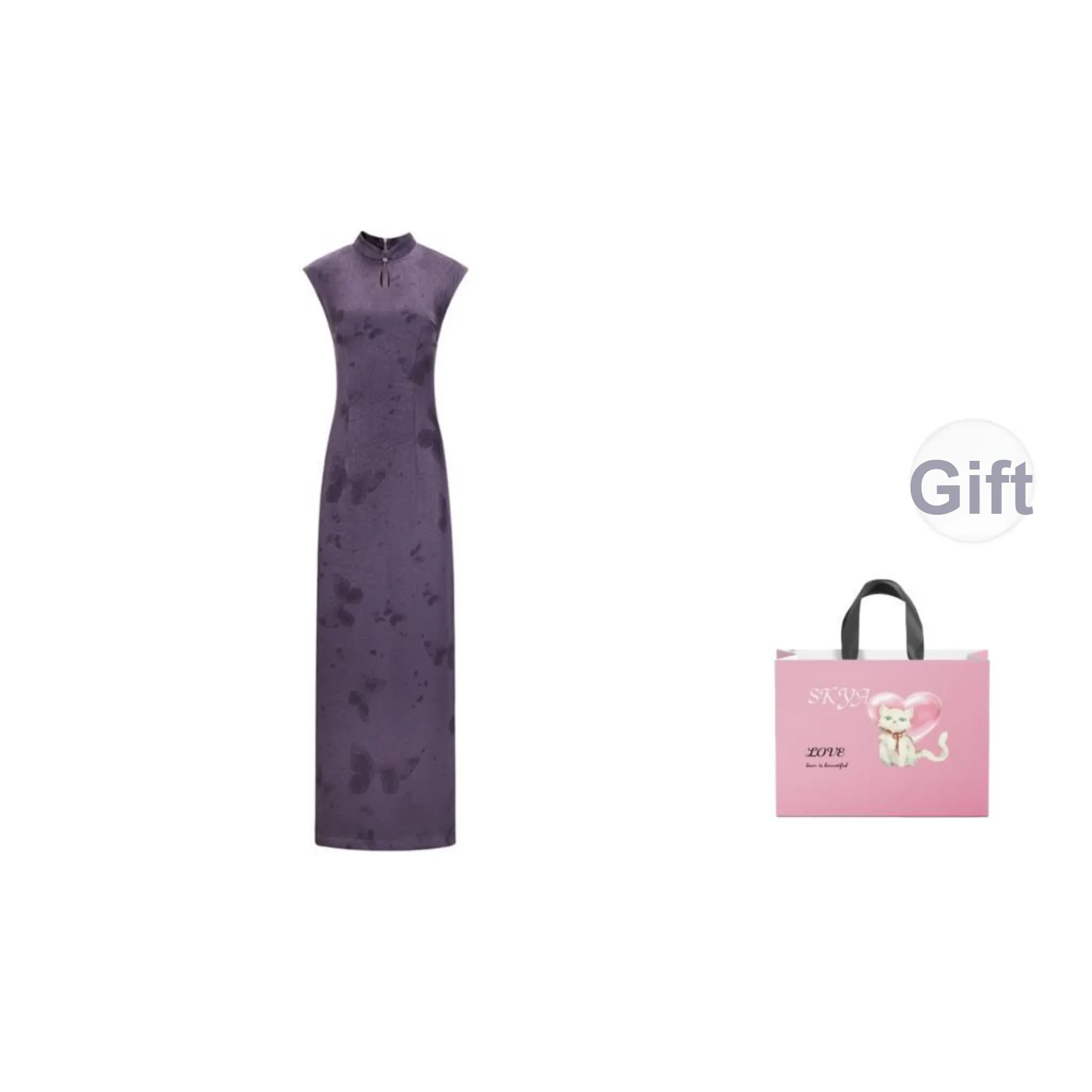 SKYA Sleeveless Dress Women's Purple