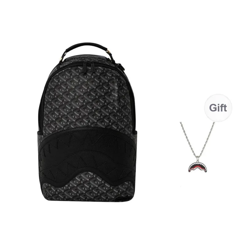 SPRAYGROUND PVC Backpack Unisex Black-6