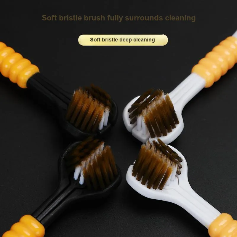 DOLEK Three Sided Toothbrushes Cleaning Dental Care-1