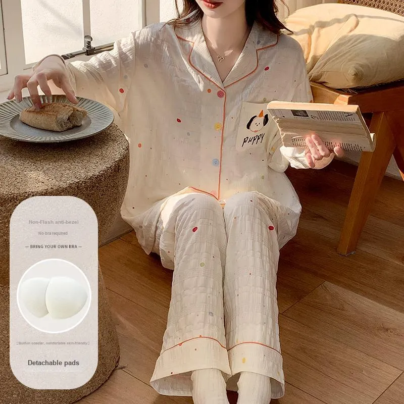 Lan Miao Pajama Set Women's Image Color-1