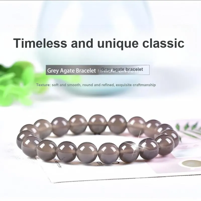 Stone On The Line Agate Bracelets Unisex-1
