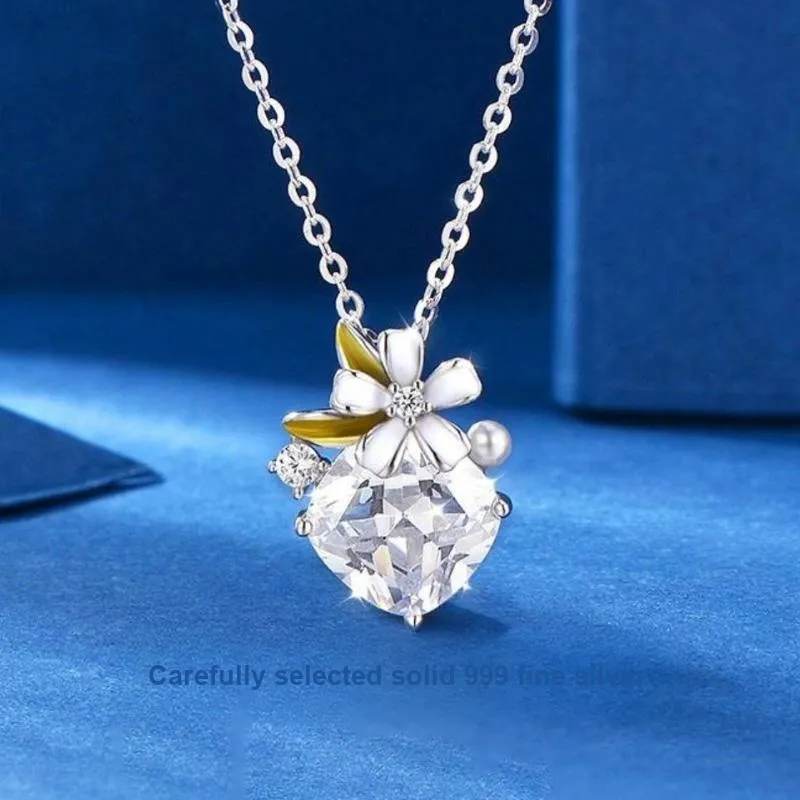 Kelanxi 999 Fine Silver Necklaces Women's-1