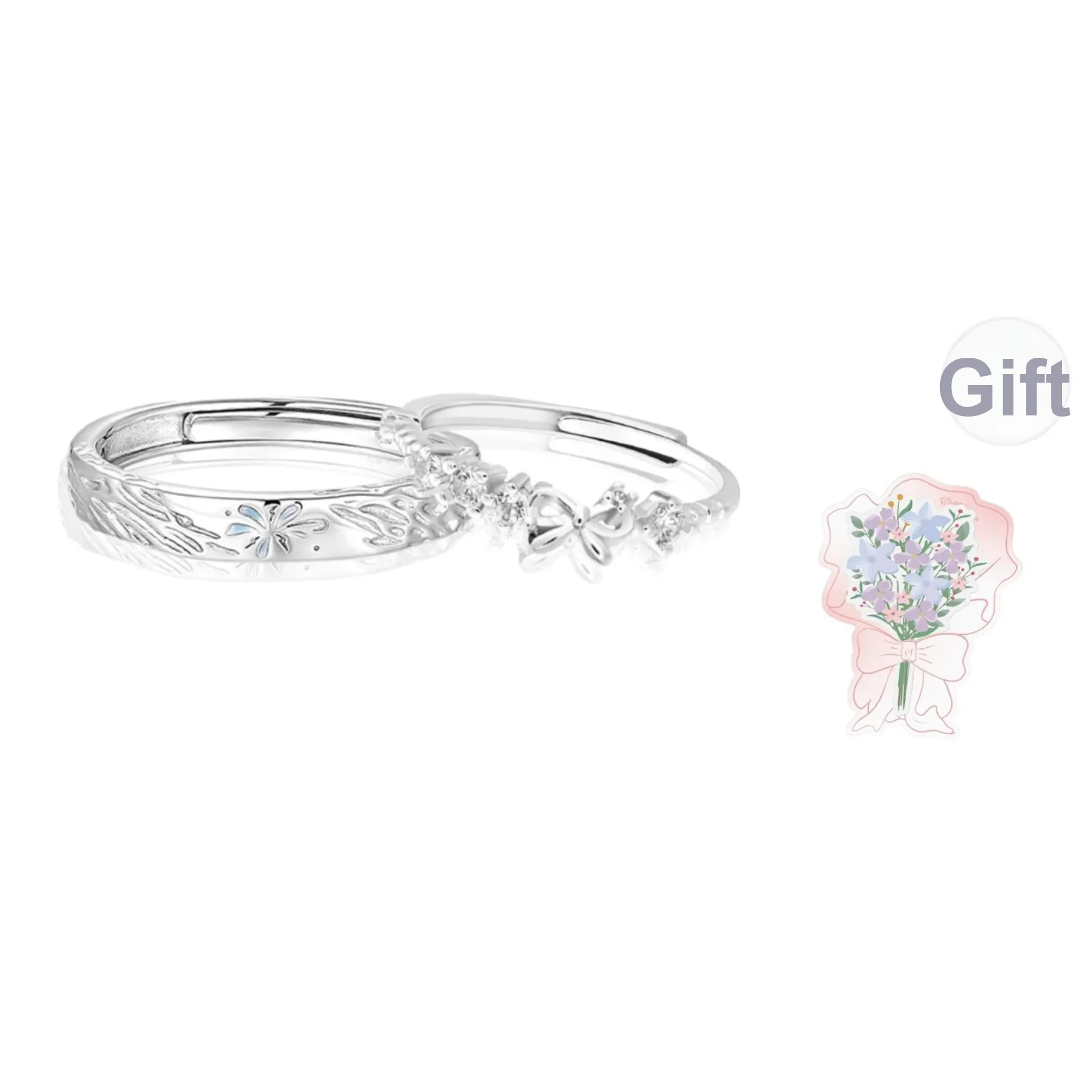 JOYDINNY Сплав Кольца Унисекс