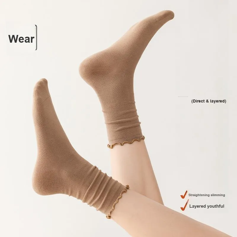 Cotton Gene Mid Calf Socks Women's 3 Pack-4