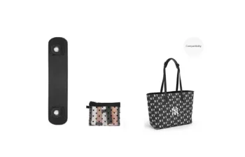 GUYI Microfiber Felt Bag Accessories Unisex Black