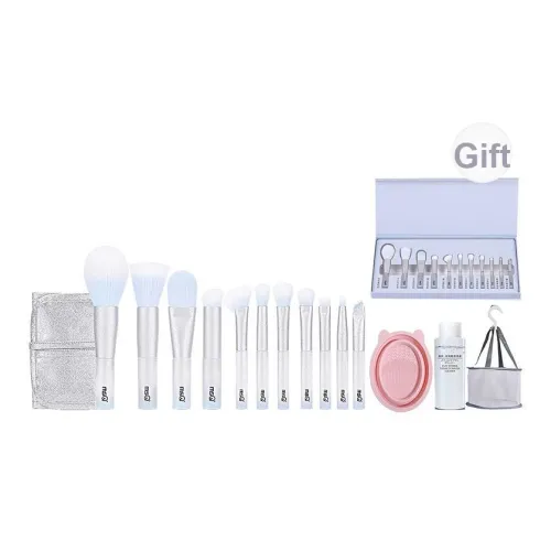 MSQ x QIERLIANMINGKUAN 11 шт. Qi Yu Мини Портативный Набор Кистей для Макияжа Beauty Tool Дружественный к коже Мягкие Кисти Коробка