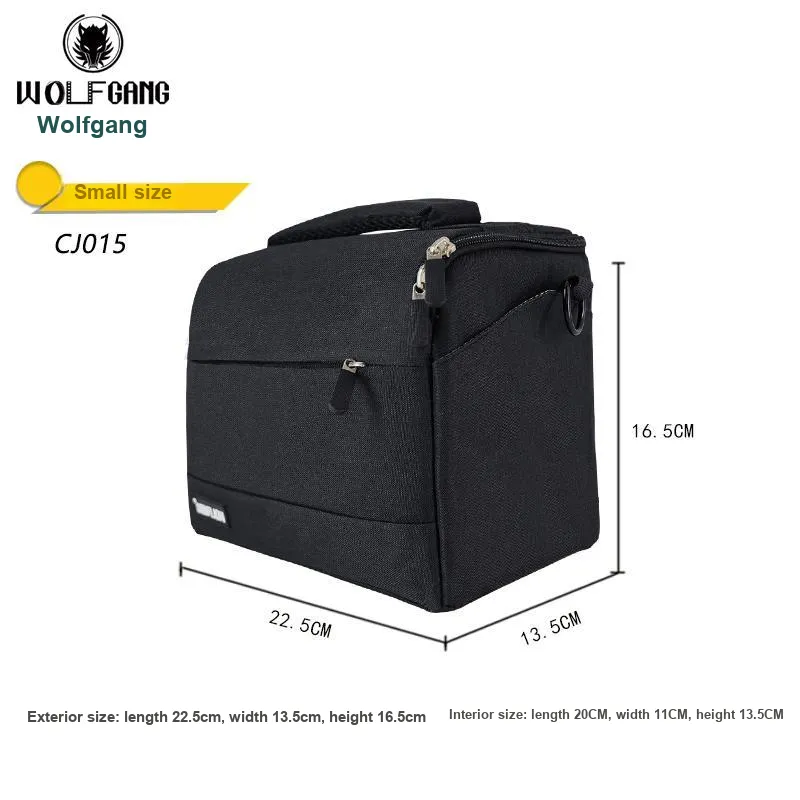 WOLFGANG Micro SLR Camera Bag DF002 One Shoulder Digital Storage Bag With Large Capacity-6