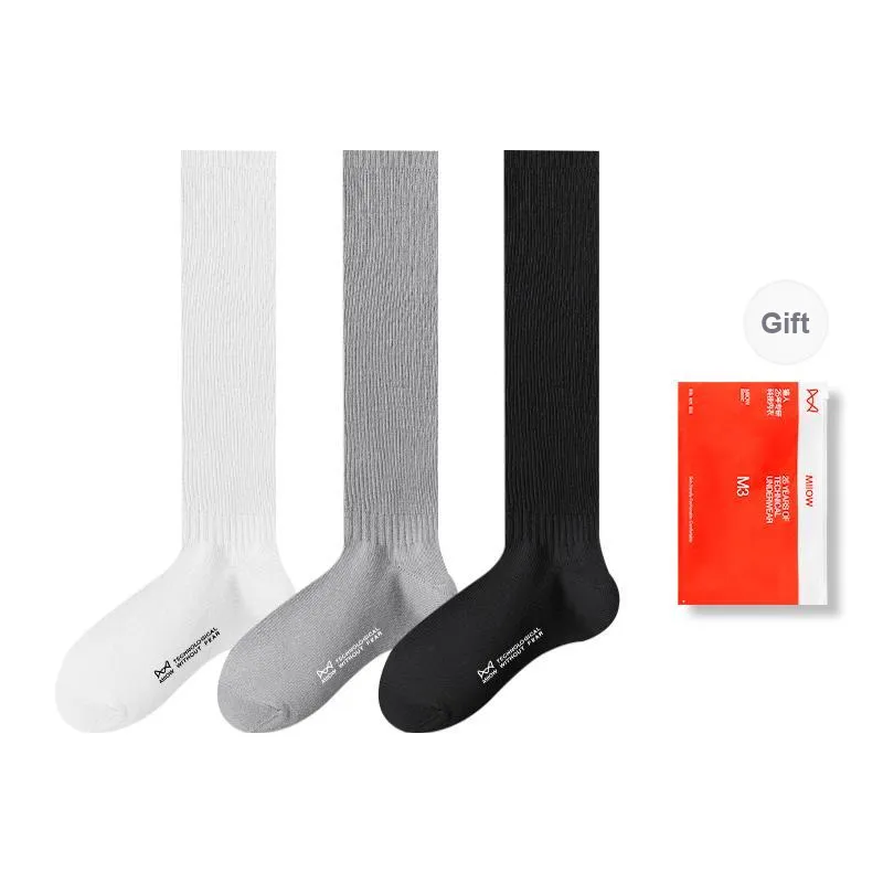 MIIOW Knee-High Socks Women's Shopping Bag 3 Pack-0