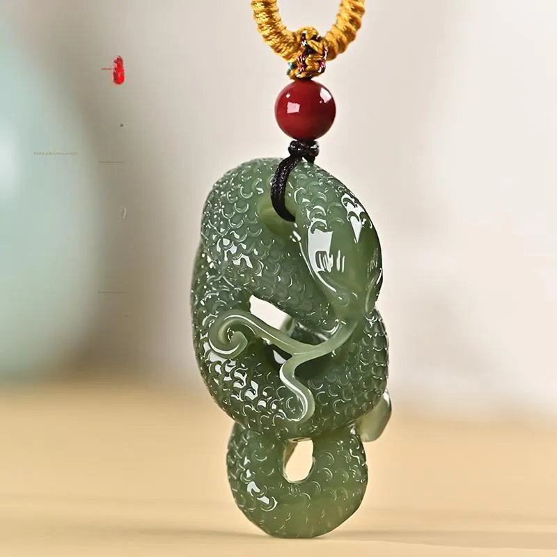 KUNYUYAO Hetian Jade Pendants White Jade Unisex-5