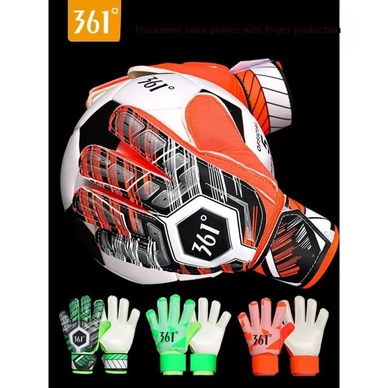 361° Goalkeeper Gloves Polyester Latex PVC Men's-1